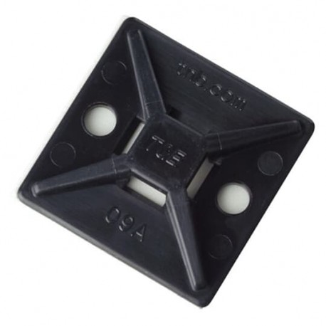 TC345AX - 7TAG009820R0048 THOMAS AND BETTS 4WAY ADH MTG BASE 1.1X1.1IN BLK NYL