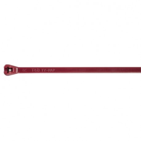 TYV25M - 7TAG009610R0000 THOMAS AND BETTS CABLE TIE 50LB 7IN MAROON ECTFE