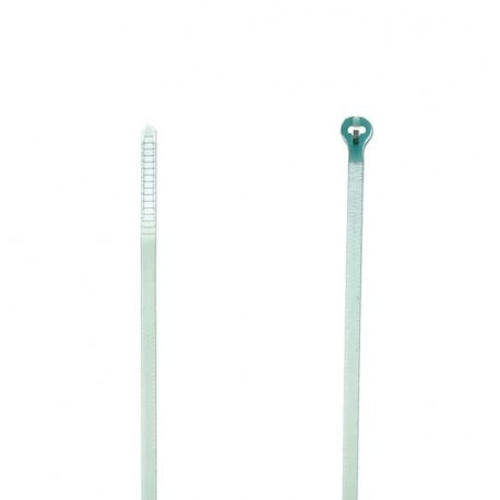 TYZ23M - 7TAG009620R0000 THOMAS AND BETTS CABLE TIE 18LB 4IN AQUAMARINE ETFE