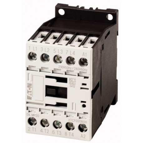 DILMP20(TVC200) - DILMP20(TVC200) 276981 XTCF020B00DH EATON ELECTRIC Contactor, 4p, 20A/AC1