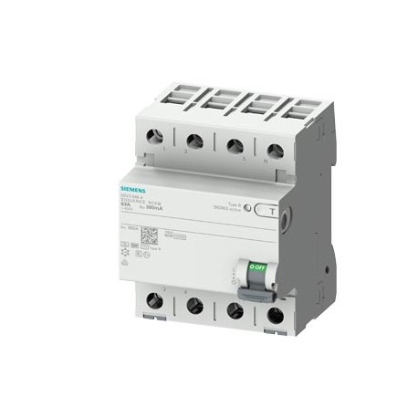 5SV3347-4KK14 - 5SV3347-4KK14 SIEMENS Residual current operated circuit breaker, 4-pole, Type B+, short-time delayed, In: 80..