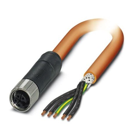 SAC-5P-1,5-PUR/M12FSK PE SH - SAC-5P-1,5-PUR/M12FSK PE SH 1414771 PHOENIX CONTACT Power cable