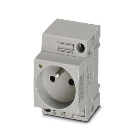 EO-E/UT/SH/LED - EO-E/UT/SH/LED 0804018 PHOENIX CONTACT Socket, Pin connector pattern type E, Screw connection, for France an..