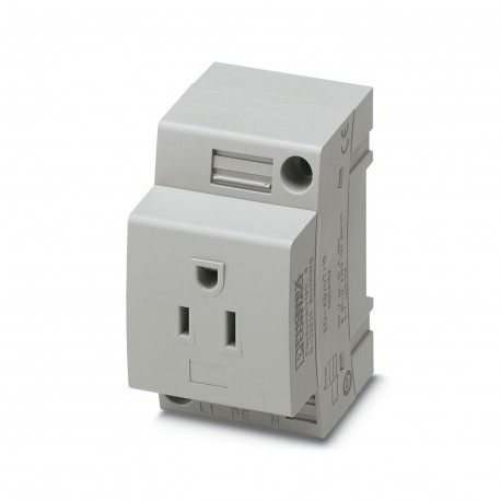 EO-AB/UT/15 - EO-AB/UT/15 0804152 PHOENIX CONTACT Socket, Pin connector pattern type AB 15A, Screw connection, for USA and..