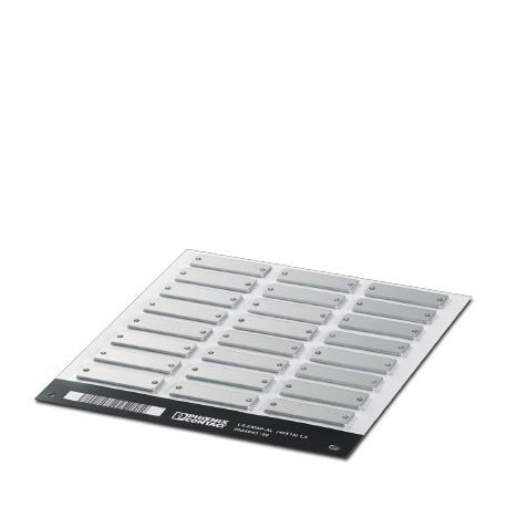 LS-EMSP-AL (40X15) 1,5 - LS-EMSP-AL (40X15) 1,5 0804645 PHOENIX CONTACT Device marker, Aluminum label, aluminum color, unlabeled, can..