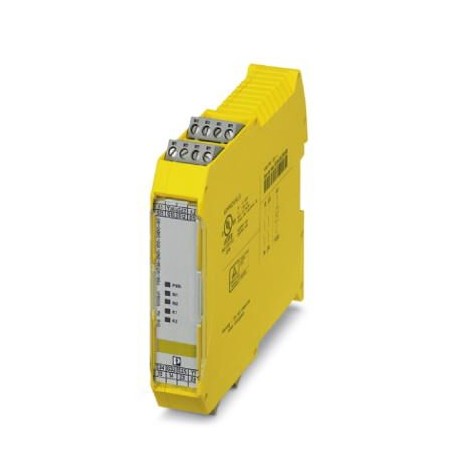 PSR-MC38-2NO-1DO-24DC-SC - PSR-MC38-2NO-1DO-24DC-SC 1009831 PHOENIX CONTACT Safety relay for emergency stop, safety doors and light gri..