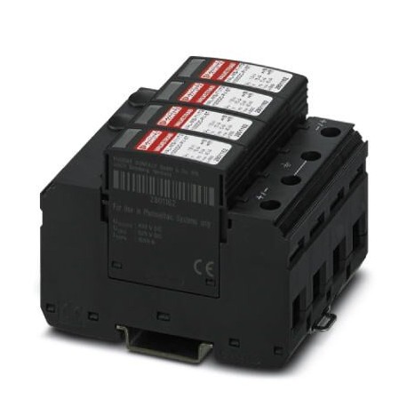 VAL-MS-T1/T2 1000DC-PV/3+V/32 - VAL-MS-T1/T2 1000DC-PV/3+V/32 1044183 PHOENIX CONTACT Lightning current arrester/surge protective device for..