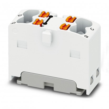 PTFIX 4X1,5 WH - PTFIX 4X1,5 WH 1046615 PHOENIX CONTACT Distribution block, bridged internally, The blocks can be bridged wit..