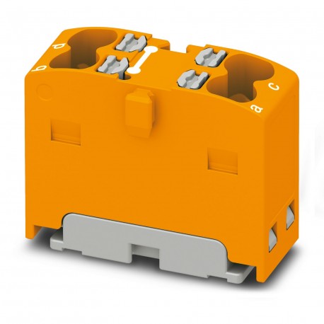 PTFIX 4X1,5 OG - PTFIX 4X1,5 OG 1046619 PHOENIX CONTACT Distribution block, bridged internally, The blocks can be bridged wit..