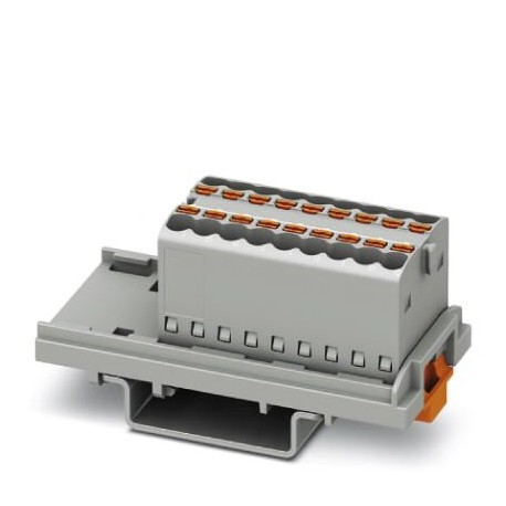 PTFIX 18X1,5-NS35 GY - PTFIX 18X1,5-NS35 GY 1046949 PHOENIX CONTACT Distribution block, bridged internally, The blocks can be bridg..