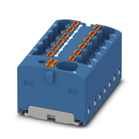 PTFIX 4/12X1,5-G BU - PTFIX 4/12X1,5-G BU 1046974 PHOENIX CONTACT Distribution block, nom. voltage: 450 V, nominal current: 17.5 A..