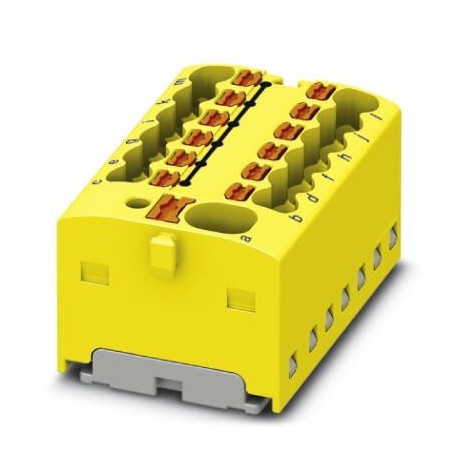 PTFIX 4/12X1,5-G YE - PTFIX 4/12X1,5-G YE 1046978 PHOENIX CONTACT Distribution block, nom. voltage: 450 V, nominal current: 17.5 A..