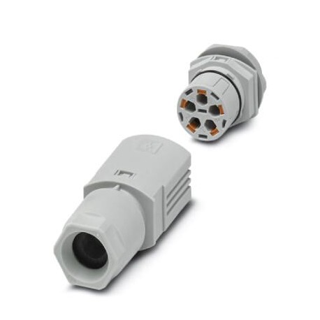 IPD WD 5P2,5 M25 GY - IPD WD 5P2,5 M25 GY 1047344 PHOENIX CONTACT Panel feed-through, Push-in connection, number of positions: 4+P..