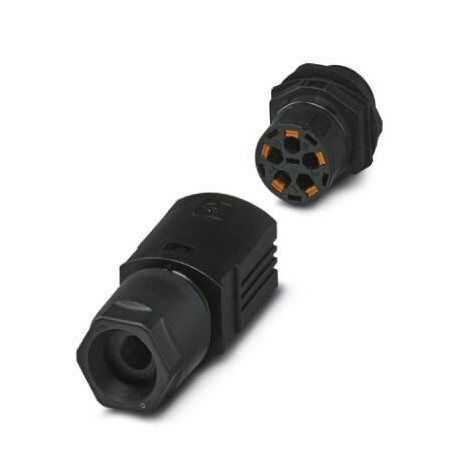 IPD WD 5P2,5 M25 BK - IPD WD 5P2,5 M25 BK 1047345 PHOENIX CONTACT Panel feed-through, Push-in connection, number of positions: 4+P..