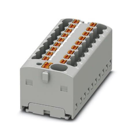 PTFIX 4/18X1,5-G GY - PTFIX 4/18X1,5-G GY 1047430 PHOENIX CONTACT Distribution block, bridged internally, nom. voltage: 450 V, nom..
