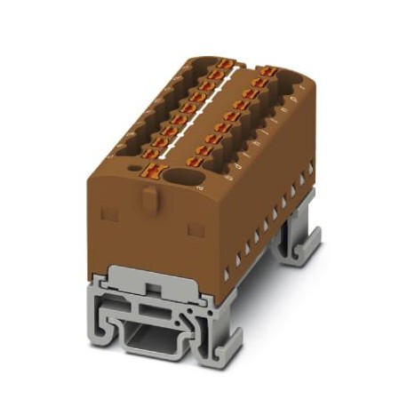 PTFIX 4/18X1,5-NS15A BN - PTFIX 4/18X1,5-NS15A BN 1047445 PHOENIX CONTACT Distribution block, nom. voltage: 500 V, nominal current: 17..