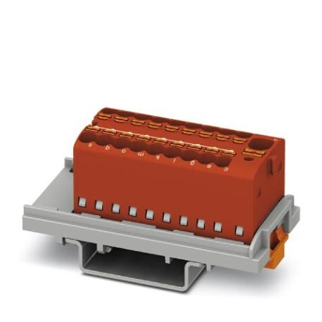 PTFIX 4/18X1,5-NS35 RD - PTFIX 4/18X1,5-NS35 RD 1047456 PHOENIX CONTACT Distribution block, nom. voltage: 500 V, nominal current: 17...