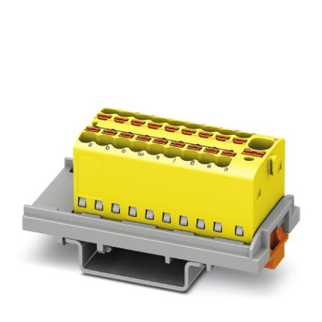 PTFIX 4/18X1,5-NS35 YE - PTFIX 4/18X1,5-NS35 YE 1047459 PHOENIX CONTACT Distribution block, nom. voltage: 500 V, nominal current: 17...