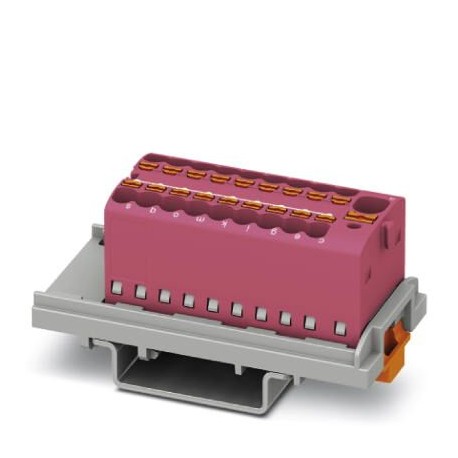 PTFIX 4/18X1,5-NS35 PK - PTFIX 4/18X1,5-NS35 PK 1047464 PHOENIX CONTACT Distribution block, nom. voltage: 500 V, nominal current: 17...