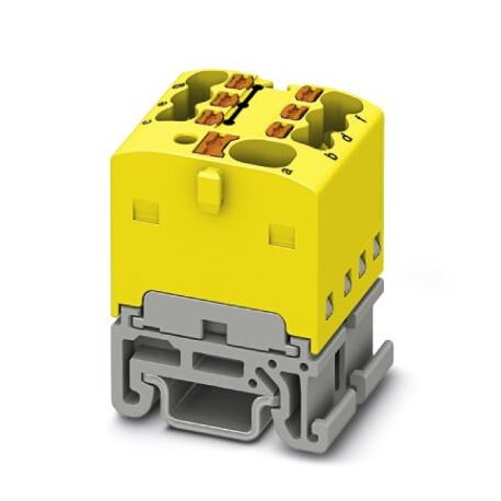 PTFIX 4/6X1,5-NS15A YE - PTFIX 4/6X1,5-NS15A YE 1047495 PHOENIX CONTACT Distribution block, nom. voltage: 500 V, nominal current: 17...