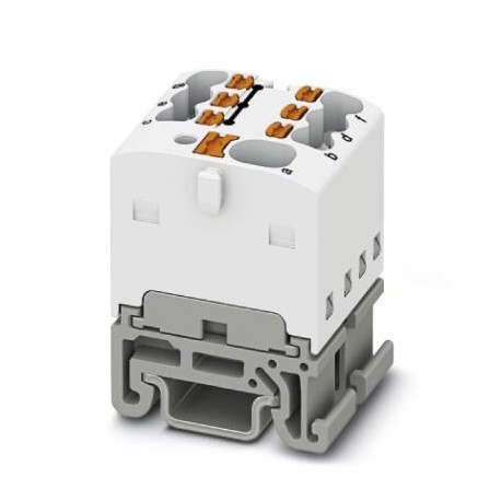 PTFIX 4/6X1,5-NS15A WH - PTFIX 4/6X1,5-NS15A WH 1047497 PHOENIX CONTACT Distribution block, nom. voltage: 500 V, nominal current: 17...