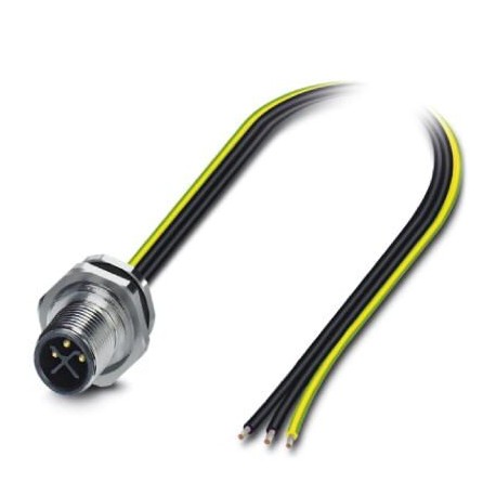 SACC-DSI-M12MSS-3P-M16/2,5PE - SACC-DSI-M12MSS-3P-M16/2,5PE 1051347 PHOENIX CONTACT Flush-type connector, Universal, 3-position, Plug, M12,..