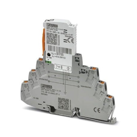 TTC-6P-3-24DC-PT-I - TTC-6P-3-24DC-PT-I 1061383 PHOENIX CONTACT Surge protection, consisting of protective plug and base element,..