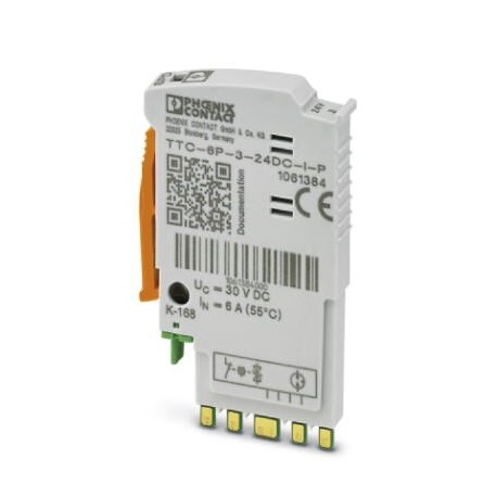 TTC-6P-3-24DC-I-P - TTC-6P-3-24DC-I-P 1061384 PHOENIX CONTACT Surge protection plug with integrated status indicator on the modu..