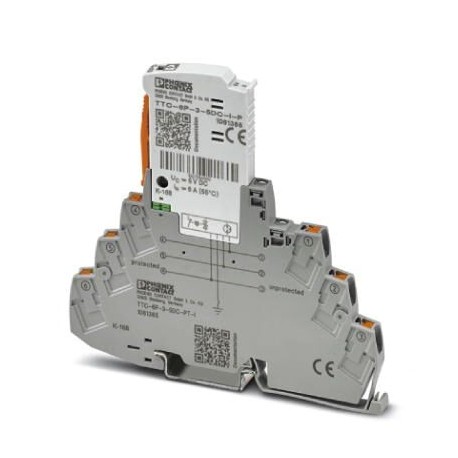 TTC-6P-3-5DC-PT-I - TTC-6P-3-5DC-PT-I 1061385 PHOENIX CONTACT Surge protection, consisting of protective plug and base element, ..