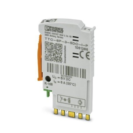 TTC-6P-3-5DC-I-P - TTC-6P-3-5DC-I-P 1061386 PHOENIX CONTACT Surge protection plug with integrated status indicator on the modul..