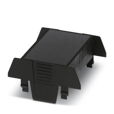 EH 67,5-C DS/ABS-PC BK9005 - EH 67,5-C DS/ABS-PC BK9005 1069893 PHOENIX CONTACT DIN rail housing, Upper part, connection opening on both ..