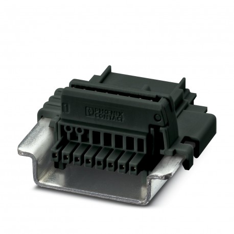 TBUS8-25,0-PPPPPPPP-9005 - TBUS8-25,0-PPPPPPPP-9005 1072478 PHOENIX CONTACT DIN rail connector, number of positions: 8, pitch: 2.54 mm,..