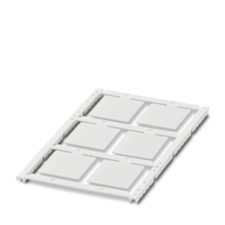 UCT4-EMP (27X27) - UCT4-EMP (27X27) 1073990 PHOENIX CONTACT Plastic label, Sheet, white, unlabeled, can be labeled with: TOPMAR..