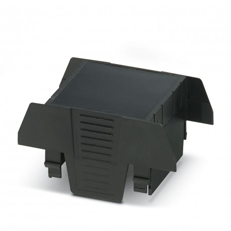 EH 45 F-C DS/ABS-PC BK9005 - EH 45 F-C DS/ABS-PC BK9005 1074963 PHOENIX CONTACT DIN rail housing, Upper part, connection opening on both ..