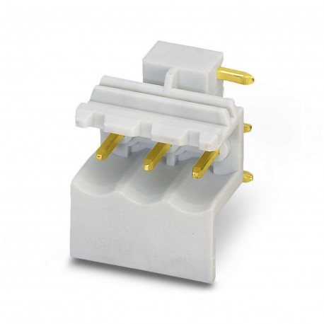 MSTBO 2,5/ 3-G1R KMGY AU - MSTBO 2,5/ 3-G1R KMGY AU 1077606 PHOENIX CONTACT PCB headers, number of positions: 3, pitch: 5 mm, color: li..