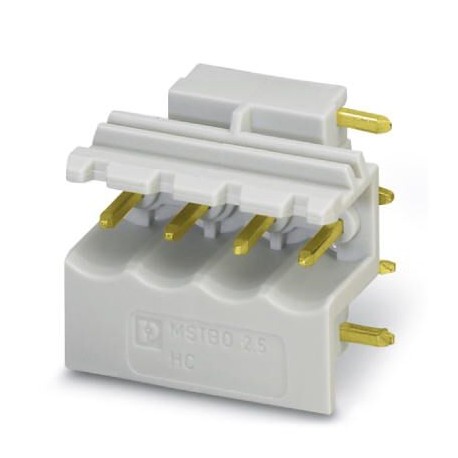 MSTBO 2,5/ 4-G1R KMGY AU - MSTBO 2,5/ 4-G1R KMGY AU 1077608 PHOENIX CONTACT PCB headers, number of positions: 4, pitch: 5 mm, color: li..
