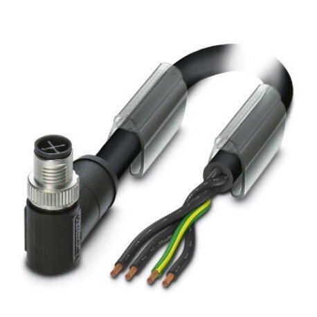 SAC-4P-M12MRS/1,5-PUR PE - SAC-4P-M12MRS/1,5-PUR PE 1082298 PHOENIX CONTACT Power cable, 4-position, PUR halogen-free, black-gray RAL 7..