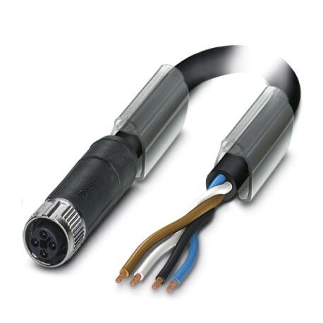 SAC-4P-10,0-110/M12FST - SAC-4P-10,0-110/M12FST 1089973 PHOENIX CONTACT Power cable, 4-position, PVC, black-gray RAL 7021, free cable..