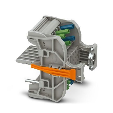 FTP-3/6SL GN/BU - FTP-3/6SL GN/BU 1090787 PHOENIX CONTACT Test plug, nom. voltage: 400 V, number of positions: 6, width: 56.8 ..