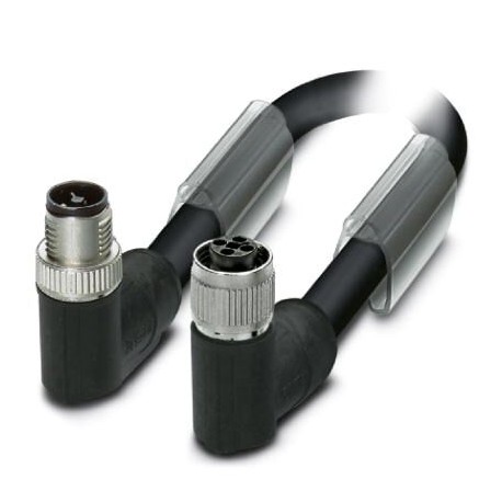 SAC-4P-M12MRT/ 0,5-PUR/FRT SH - SAC-4P-M12MRT/ 0,5-PUR/FRT SH 1102085 PHOENIX CONTACT Power cable, 4-position, PUR halogen-free, black RAL 9..