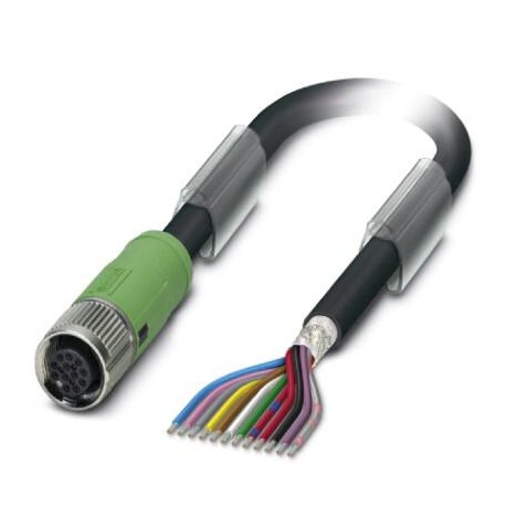 SAC-12P- 4,0-35T/FS SH SCO - SAC-12P- 4,0-35T/FS SH SCO 1110194 PHOENIX CONTACT Sensor/actuator cable, 12-position, PUR/PVC, black RAL 90..