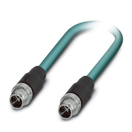 NBC-M12MSX/ 1,0-94C/M12MSX - NBC-M12MSX/ 1,0-94C/M12MSX 1125028 PHOENIX CONTACT Network cable, Ethernet CAT5, 8-position, PUR, water blue..