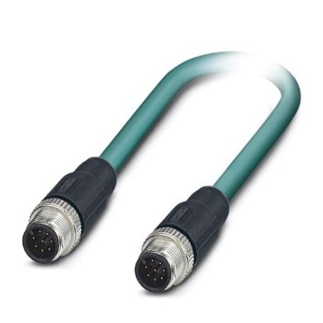 SAC-M12MS/ 7,0-94B/M12MS - SAC-M12MS/ 7,0-94B/M12MS 1405672 PHOENIX CONTACT Assembled Ethernet cable, shielded, 4-pair, AWG 26 stranded..