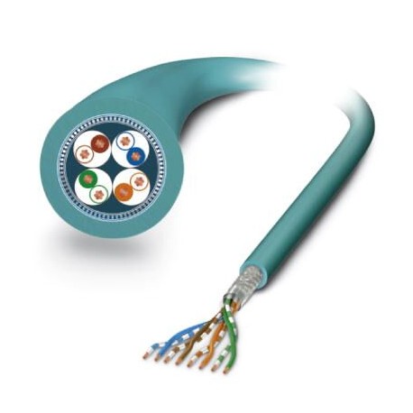 NBC-500,0-94B - NBC-500,0-94B 1410276 PHOENIX CONTACT Network cable, Ethernet, 8-wire, shielded, PUR, halogen-free, RAL 5021..