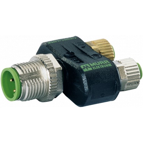 7000-41211-0000000 - 7000-41211-0000000 MURRELEKTRONIK T-coupler SlimLine M12 male / 2X M8 female