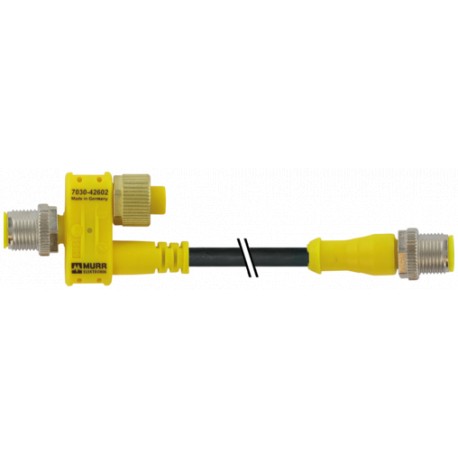 7030-42612-0000000 - 7030-42612-0000000 MURRELEKTRONIK T-coupler M12 male / M12 male + cable +M12female