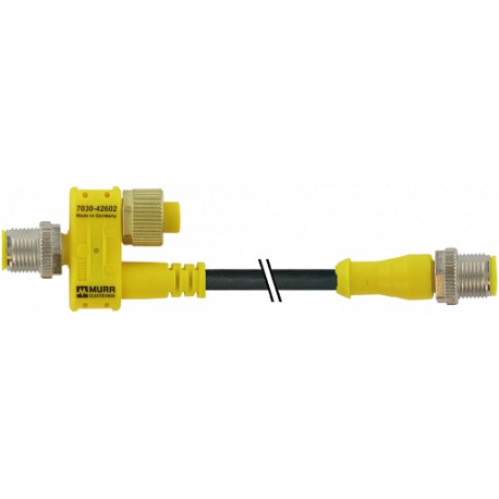 7030-42622-0000000 - 7030-42622-0000000 MURRELEKTRONIK T-coupler M12 male / M12 male+cable+M12 female