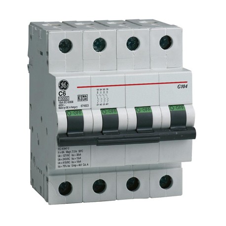 EP104Z01 - EP104Z01 682840 GENERAL ELECTRIC Circuit breaker EP100 4P 1A Z /GE PE