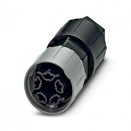 QPD P 4PE6,0 12-20 TL BKBK - QPD P 4PE6,0 12-20 TL BKBK 1002902 PHOENIX CONTACT Connector, Connection QUICKON, number of poles: 4+PE, for..