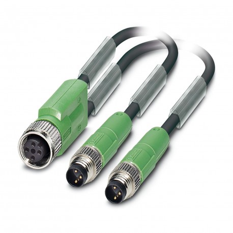 SAC-3P-M8FY/2X0,2-PUR/M 8MS - SAC-3P-M8FY/2X0,2-PUR/M 8MS 1421078 PHOENIX CONTACT Cable for sensors/actuators SAC-3P-M8FY/2X0,2-PUR/M 8MS ..